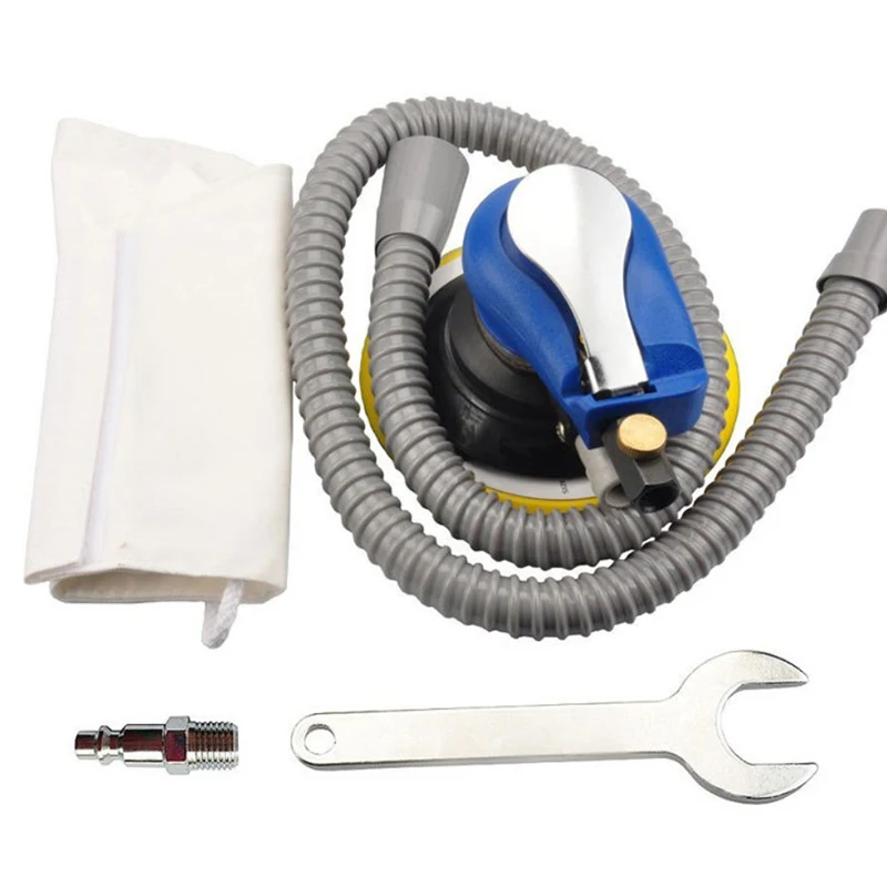 

Electric Air Sander Wood Sanding Machine Polishing Tools Furniture Wall Grinding Sander Set With Dust Collection Hose
