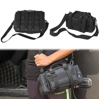 

Car Rear Seat Storage Bag Universal Oxford Cloth Black Organizers Tool Backpack Container for Jeep Wrangler Interior Accessories