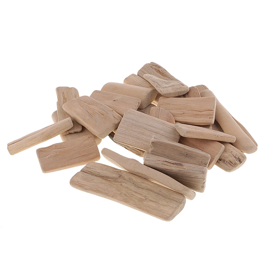 250g Natural Driftwood Craft Ornament Creative Home Wedding Party Decoration for Crafts Frames Wreath Surf Art Beach Decor