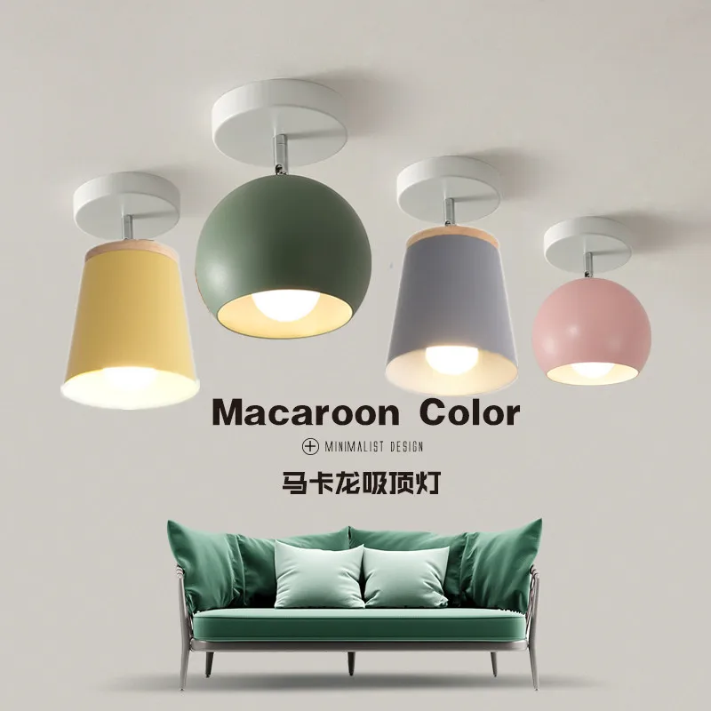Современный потолочный светильник Macarone светодиодный для прохода креативная