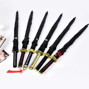 

Touken Ranbu Automatic Japanese Katana Umbrella Creative Rain Women Men Samurai Sword Ninja Knife Umbrella Windproof Parasol