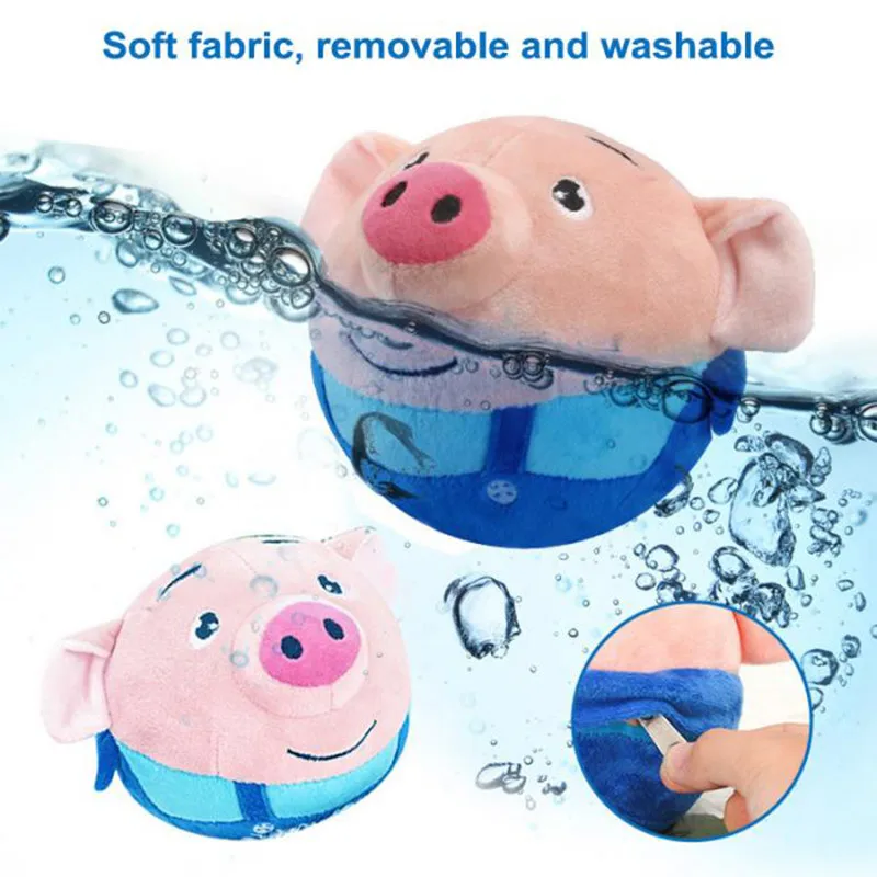 160 Songs Recordable Pig Electronic Pets Bluetooth Talking Pig Plush Jump Ball Creative Music Dancing Pig Toy Kids Gift 6