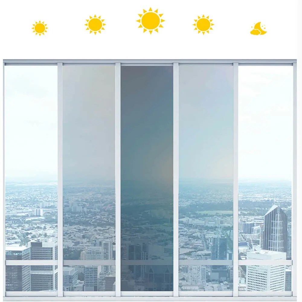 SUNICE 100*240cm Car Window Tint 75%~20%VLT Window Glass Film for Car Auto Photochromic Film Car Glass Tint Sticker Film