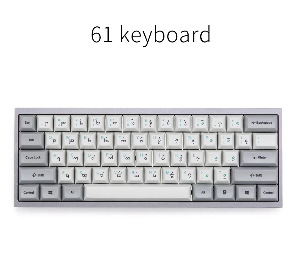 Npkc dsa keycap dye subbed Elf буквы для механической клавиатуры 111 клавиш