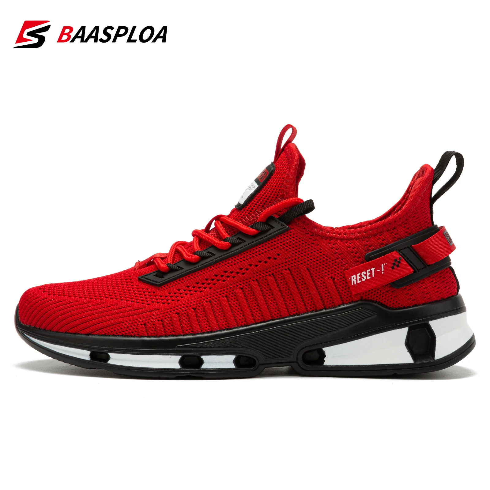 Women's Red Lace Front Mesh Running Shoes Flying Woven - Temu