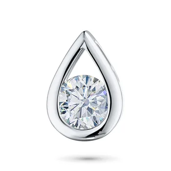 

Pendant in white gold with Sapphire