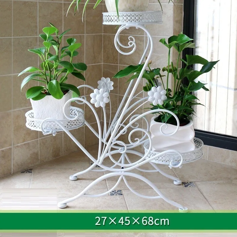 Металлическая наружная полка для украшения Terrasse Balkon Flower Balcon|Полки растений| |