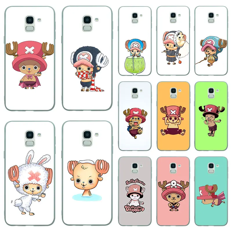 Силиконовый чехол s для samsung Galaxy J3 J5 J7 2016 2017 J2 Pro J4 J6 J8 2018 one piece Чоппер Матовый ТПУ