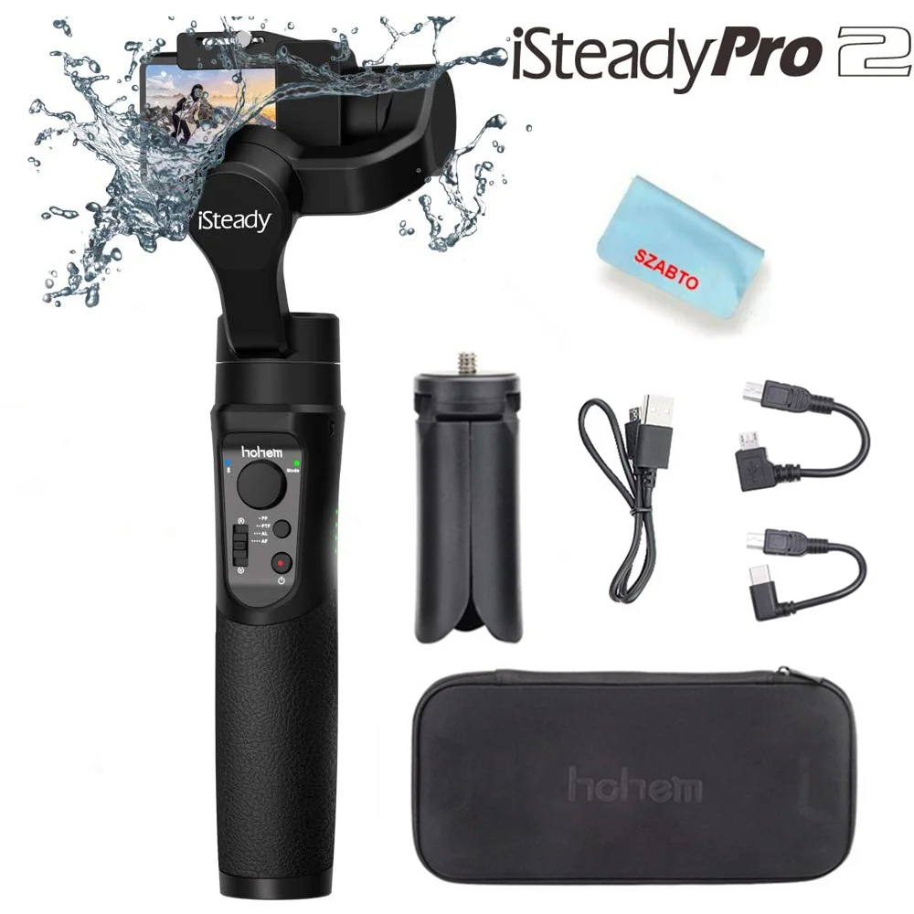 Водонепроницаемый Ручной Стабилизатор Hohem iSteady Pro 2 для экшн камеры Gopro 7/6/5/4/3 DJI Osmo