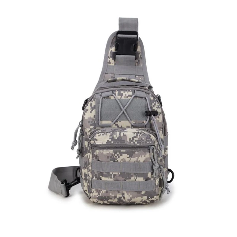 ACU Тактическая Экипировка Molle сумка Военная охотничья сумка Открытый походный рюкзак многофункциональный спортивный камуфляж сумка на плечо - Цвет: ACU