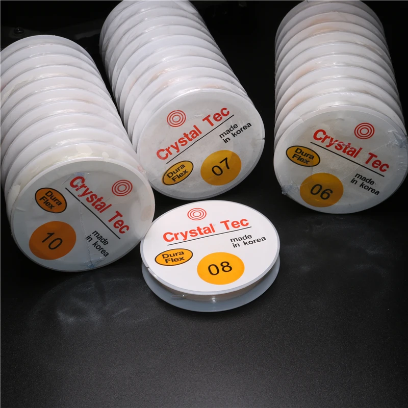

10pcs/lot Beads Cords Transparent Stretchy Elastic Bead Line Thread Jewelry DIY Handmade Bracelet Necklace Accessories Wholesale