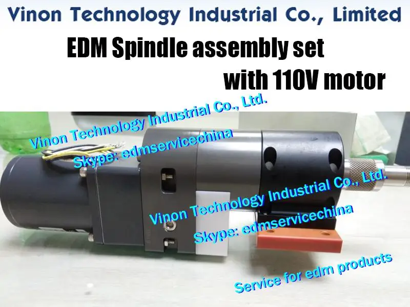 

Набор для сборки шпинделя edm с двигателем 110 В для DD703 Super drill EDM machine, CNC smalll отверстие edm сверление DD703 DK703