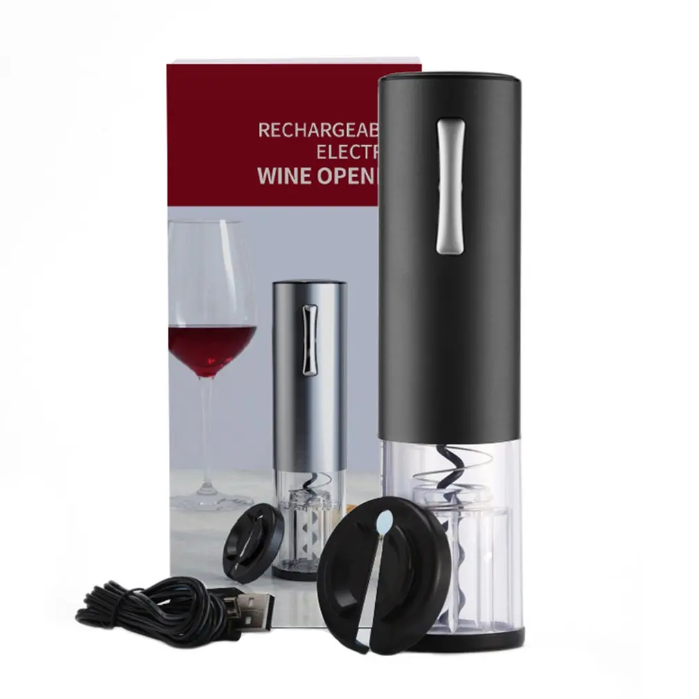 

Mini Rechargeable Intelligent Bottle Opening Wine Led Lamp Stainless Steel Pc Electric Bottle Opener