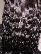 Mishell Rizado corto Bob-pelucas de cabello humano con encaje Frontal 13x4, prearrancado, para mujeres negras, peluca Virgin con ondas de agua profunda