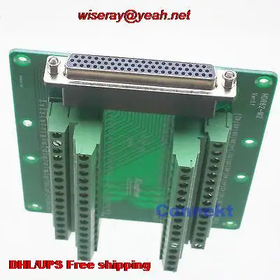 

DHL/EUB 10pcs Adapter DB62 D-SUB DR-62 Female 62Pin signals Terminal PCB Breakout 3 row-A6