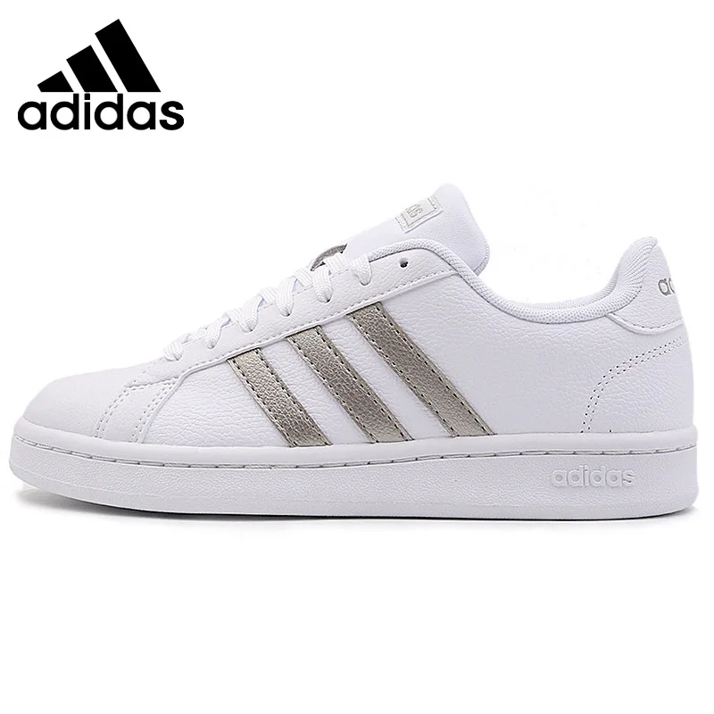Новое поступление оригинальные женские кроссовки для скейтбординга Adidas NEO GRAND COURT