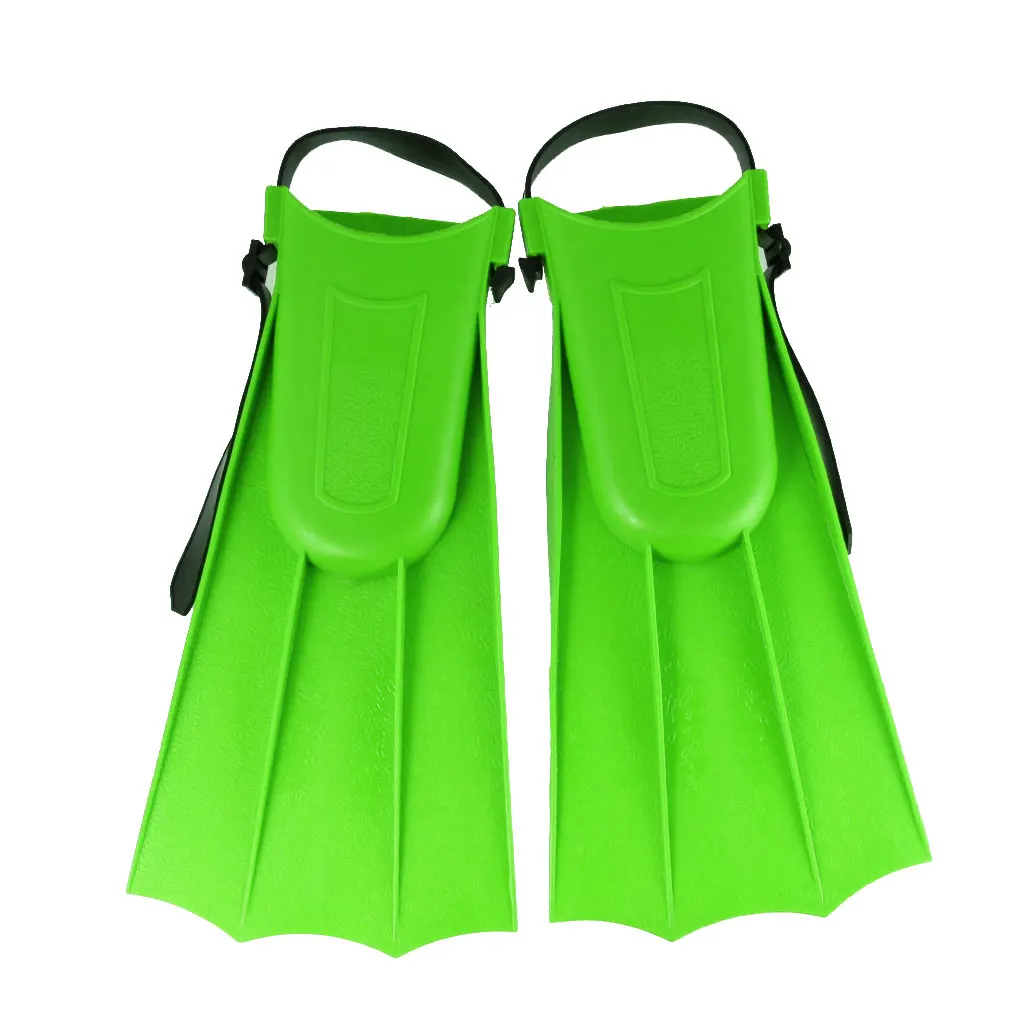 2 Pairs Professional Adults Kids Adjustable Flippers Fins Swimming Diving Learning Tools