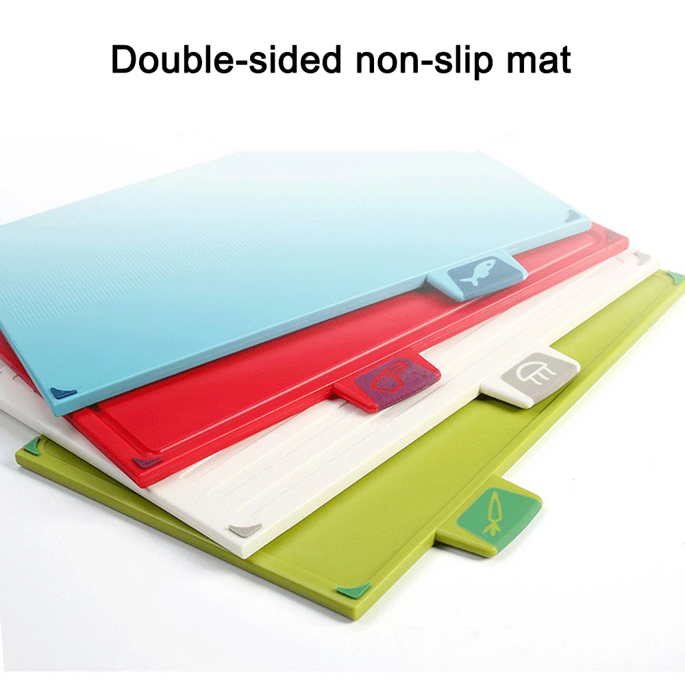 Multifunction PP Chopping Blocks 1 Set Classification Anti-Skid Portable Cutting Board Kitchen Uten