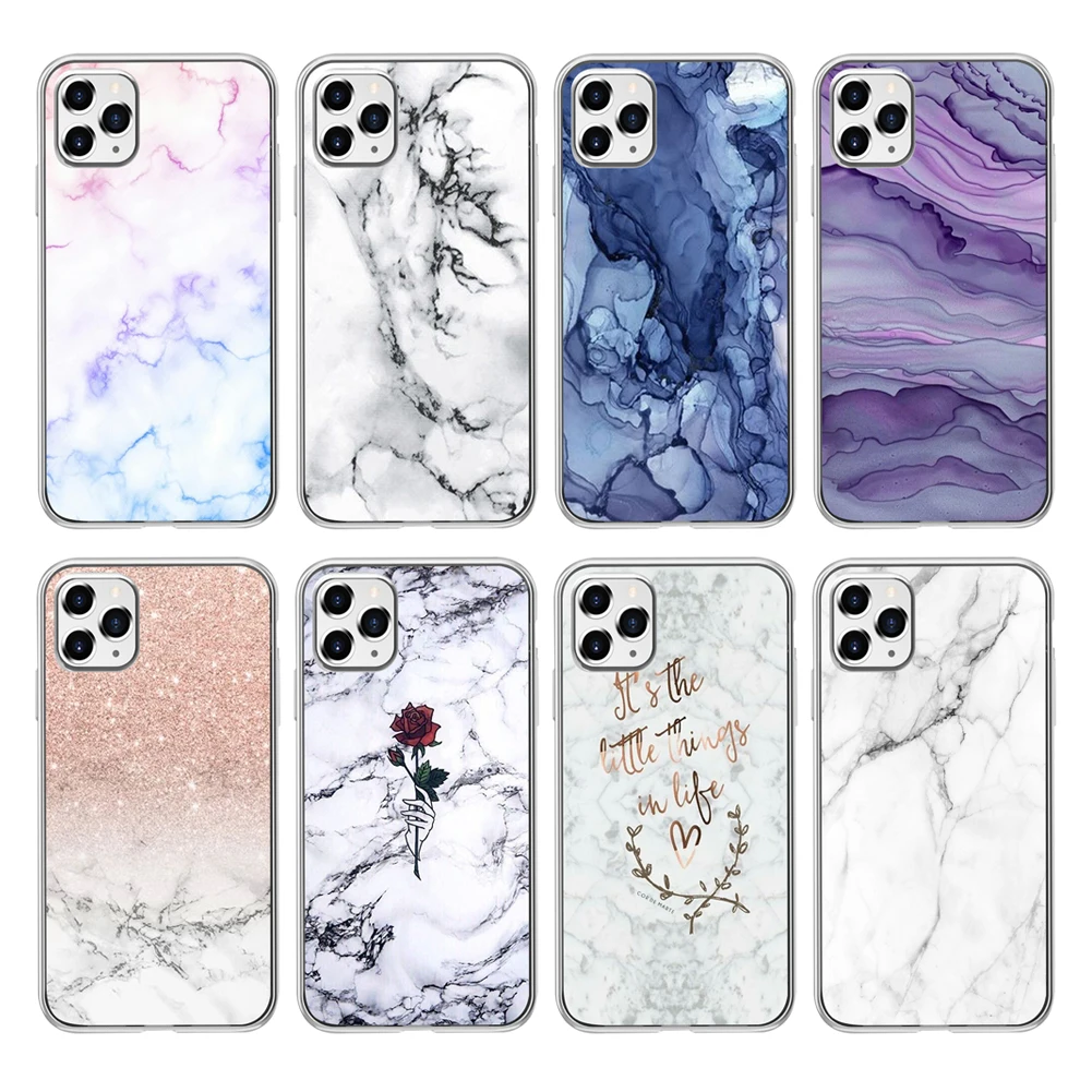 Чехол KISSCASE с текстурой мрамора и камня для телефона iPhone 11 Pro Max X XR XS 7 8 6 6s Plus цветной