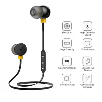 

Shoumi Wireless Earphones New Hifi Mini Stereo Sport Noise Reduce Earphone Bluetooth Wireless Headset for iphone Xiaomi Gifts 05