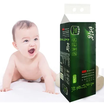 

12pcs Roll Paper Tissue Paper Roll 4 Layer Thickened Household Paper toilette туалетная бумага wholesale