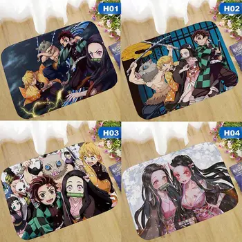 

Anime Demon Slayer: Kimetsu No Yaiba Tomioka Giyuu Figure pad Carpet rug Plush Bedroom Living room Gift