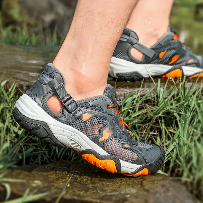 HUMTTO Zapatillas de senderismo transpirables para hombre, zapatos de agua  para caminar al aire libre, escalada, novedad de verano|Zapatos de  senderismo| - AliExpress