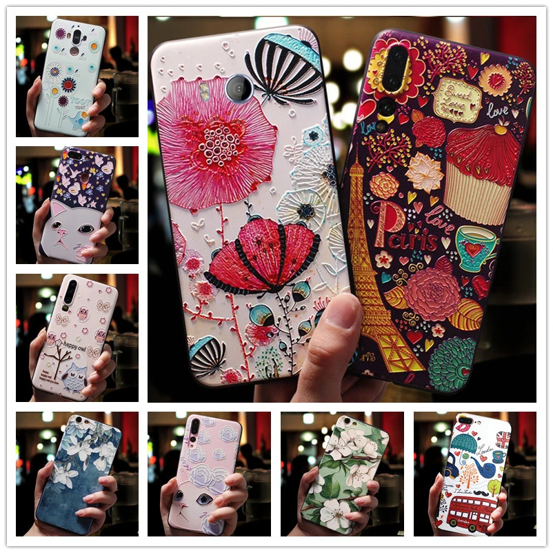 For Htc U11 Case 3d Flower Emboss Silicone Phone Cases For Htc U11 Desire 12s Cover Soft U12life U 12 11 Coque U12 Life Phone Case Covers Aliexpress