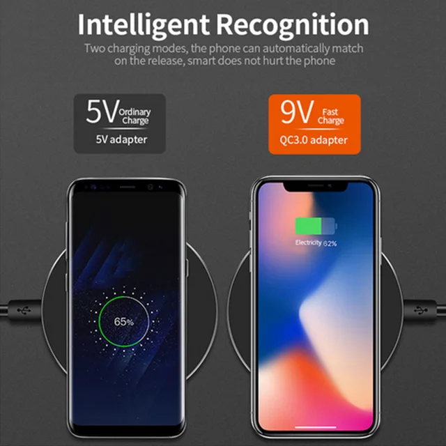 30W qi Wireless Charger for iPhone 11 X XR XS 8 fast wirless Charging for Samsung Xiaomi Huawei OPPO phone Qi charger wireless 5