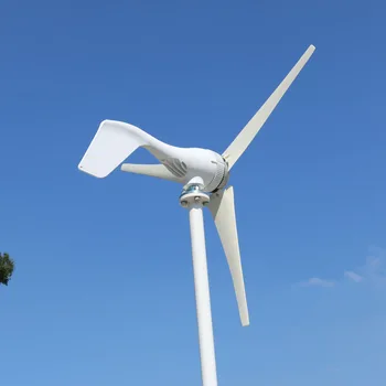 

Low Start-Up 400W Wind Turbine Generator Three Phase AC 12v 24v 48v Homeuse With MPPT Controller Free Energy
