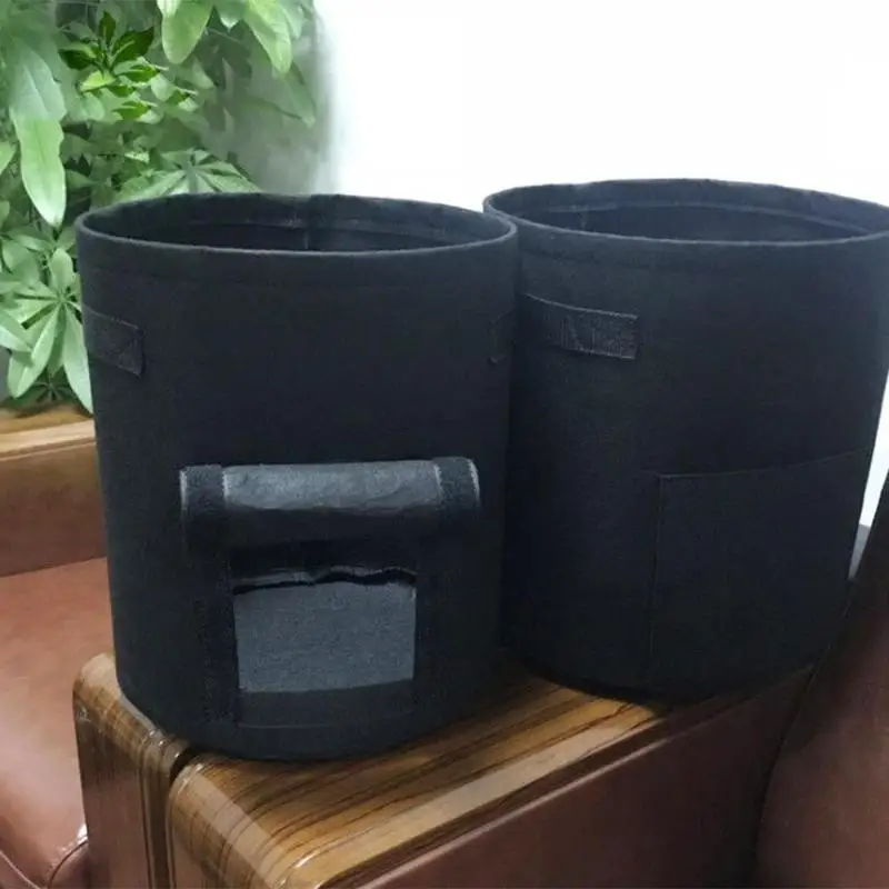 Растительный мешок овощная плетеная корзина-горшок для цветов DIY картофельный садовый горшок для посадки экологически чистый мешок для выращивания садовые супики