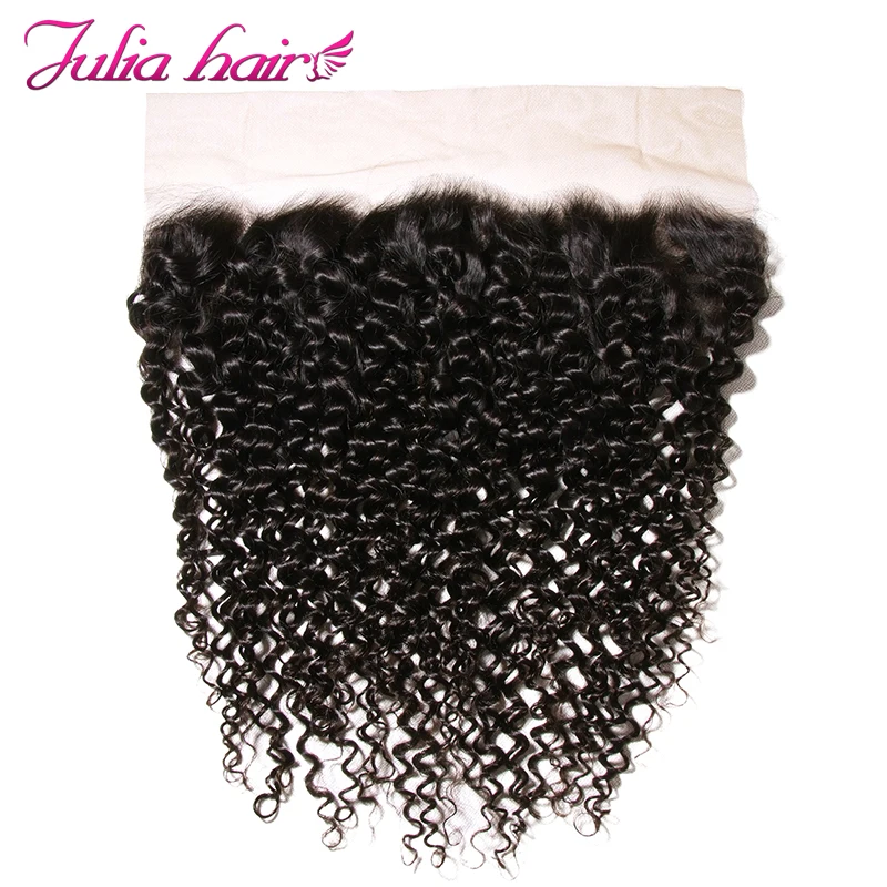 Malaysian Curly Hair 3 Bundles With Frontal Ali Julia Lace Frontal With Hair Bundles 100% Human Virgin Hair Weave with Frontal (3)