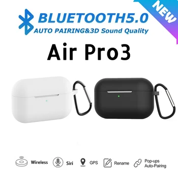 

Newest Air pro 3 TWS 1:1 Clone Bluetooth Earphone Wireless Earbuds Headphones Stereo Headset not i90000 BlackPods