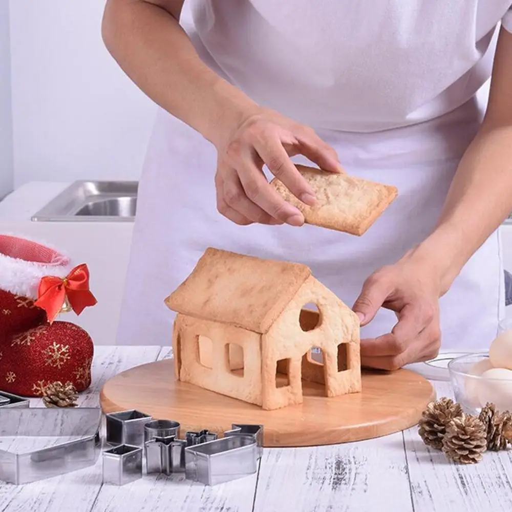 DIY из нержавеющей стали рождественское печенье плесень Счастливого Рождества Декорации для дома счастливого Нового года Декор Navidad рождественские подарки