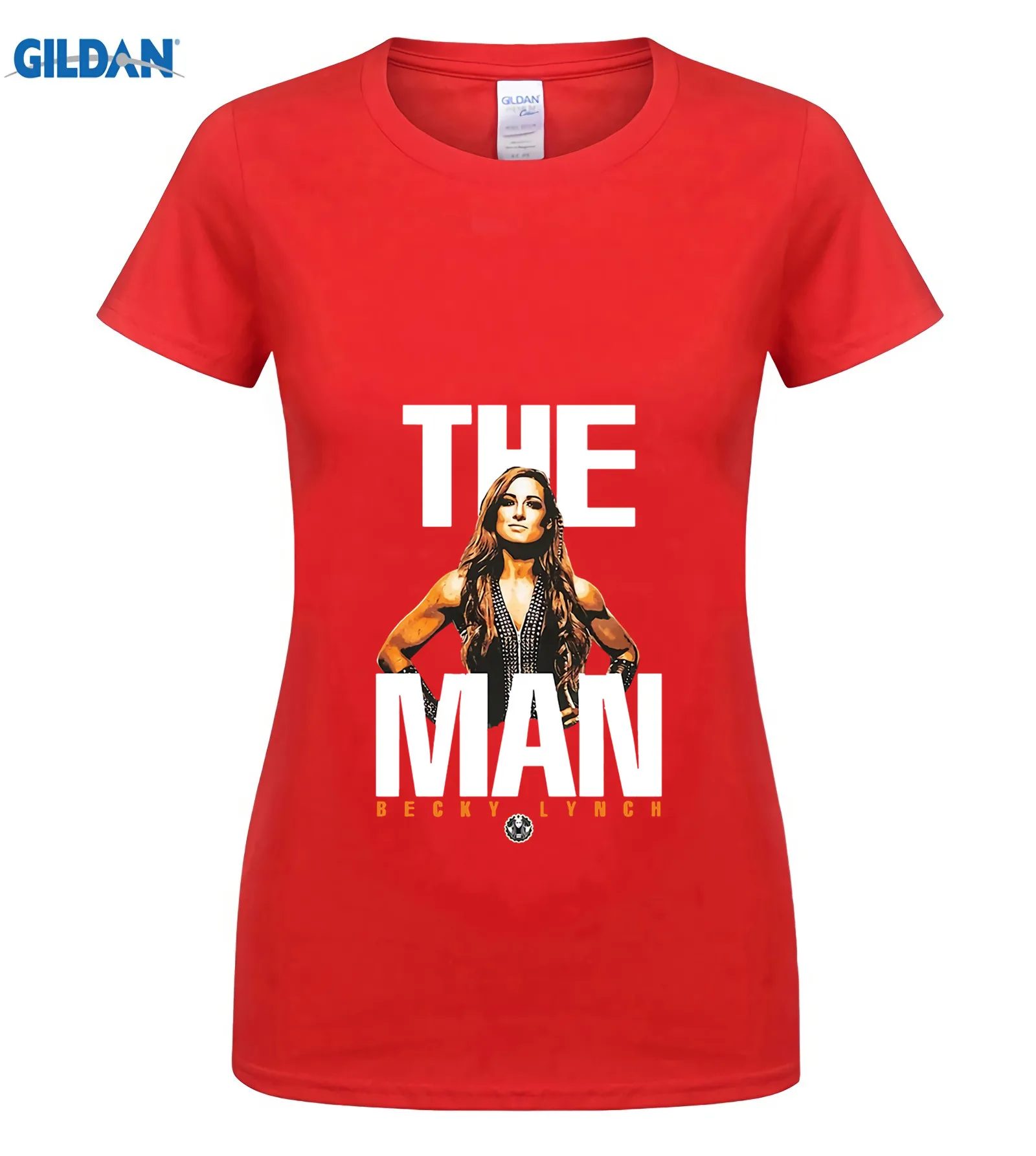 Минеральная стирка человек Бекки Линч Летняя мужская футболка с коротким рукавом - Цвет: women red