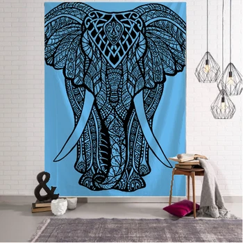 

The elephant Bohemian Mandala Indian Mandala macrame hippie Tapestry Wall Hanging Boho decor Witchcraft Tapestry