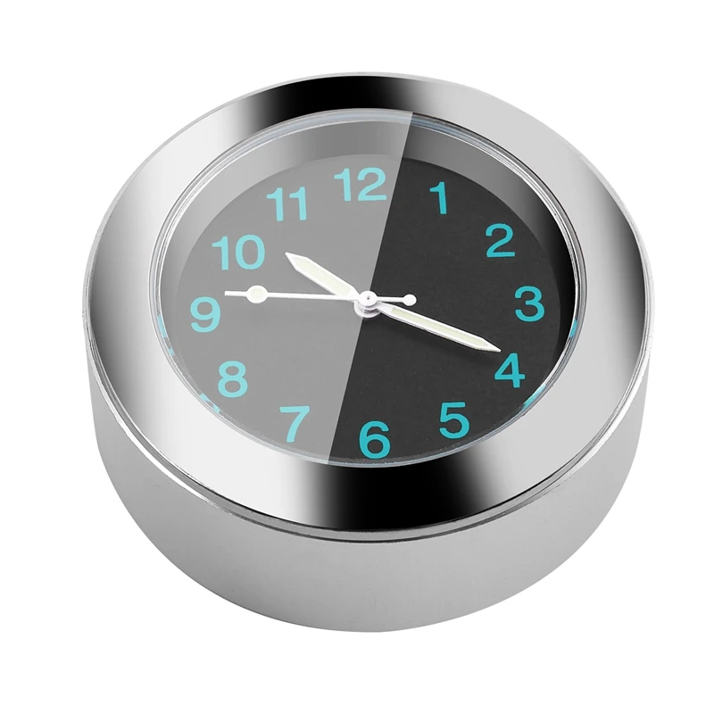 

Popular Motorcycle Accessory, Handlebar Mount Time Clock (Silver)
