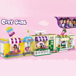 12008 серия для девочек кампус коммерческий уличный набор для девочек игрушки строительные блоки кирпичи детские игрушки в качестве