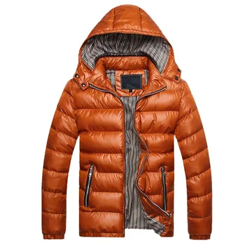 

New Men Winter Jackets Fashion Hooded Thermal Down Cotton Parkas Male Brand Clothing Warm Casual Coats Mans Plus Size M-5XL