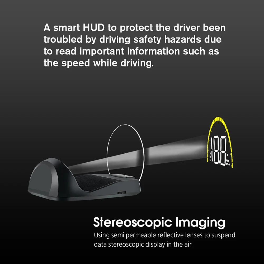 Автомобиль HUD C700 Аварийная сигнализация Предупреждение с OBD II gps Интерфейс зеркало цифровой проекции