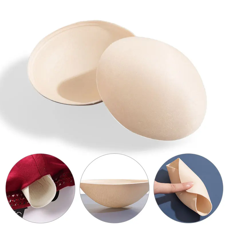 Bikini Padding Removable Inserts Women Breathable Bra's Replacement Pads Sexy Breast Enhancer Push Up Cups Sponge Chest Pad