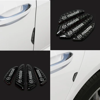 

4pcs Car Door anti-collision corner protection strip decoration for Mazdas 5 6 323 626 RX8 7 MX3 MX5 Atenza Axela Car Accessorie