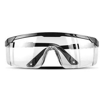 

Foldable Adjustable Safety Goggles Anti-fog Anti-Sneeze Liquid Eye Protection Anti-Droplets Windproof Lab Glasses Clear Lens