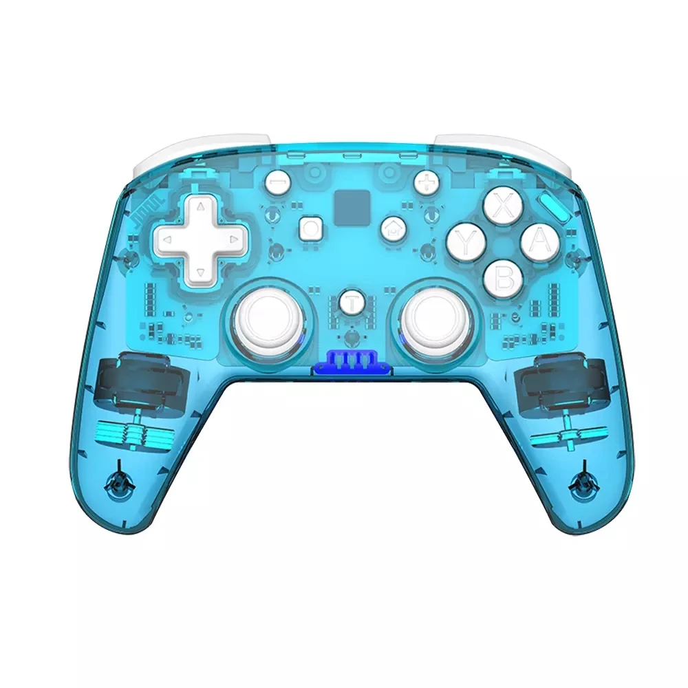 

Wireless Bluetooth Transparent Gamepad For Nintendo Switch Pro NS Game joystick Controller with 6-Axis Handle For Switch Console