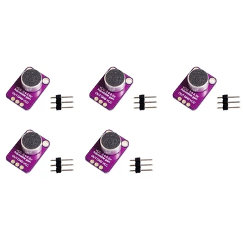 

5 Pcs GY-MAX4466 Microphone AGC Amplifier Board Module Auto Gain Control Attack for Arduino MAX4466 PCB Board Diy Kit