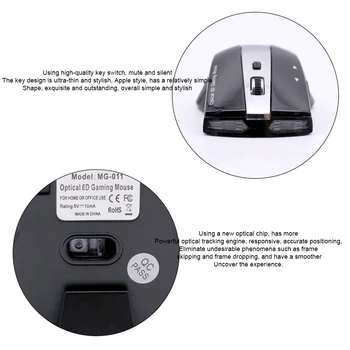 

Fashion ABS 2.4GHz Optical Car Shape Non Slip Computer Accessories Office Game Silent Wireless Mouse Universal USB Rechargeable