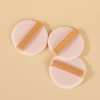 OVW Professional Flocking Round Shape Facial Body Powder Foundation Puff Portable Soft Cosmetic Puff Makeup Loose Powder Sponge 4