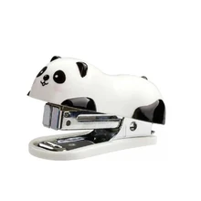 1 шт., мультяшный мини-степлер в виде панды, офисные школьные принадлежности, канцелярские принадлежности, скрепка для переплета, переплет, книга, канализация, подарки