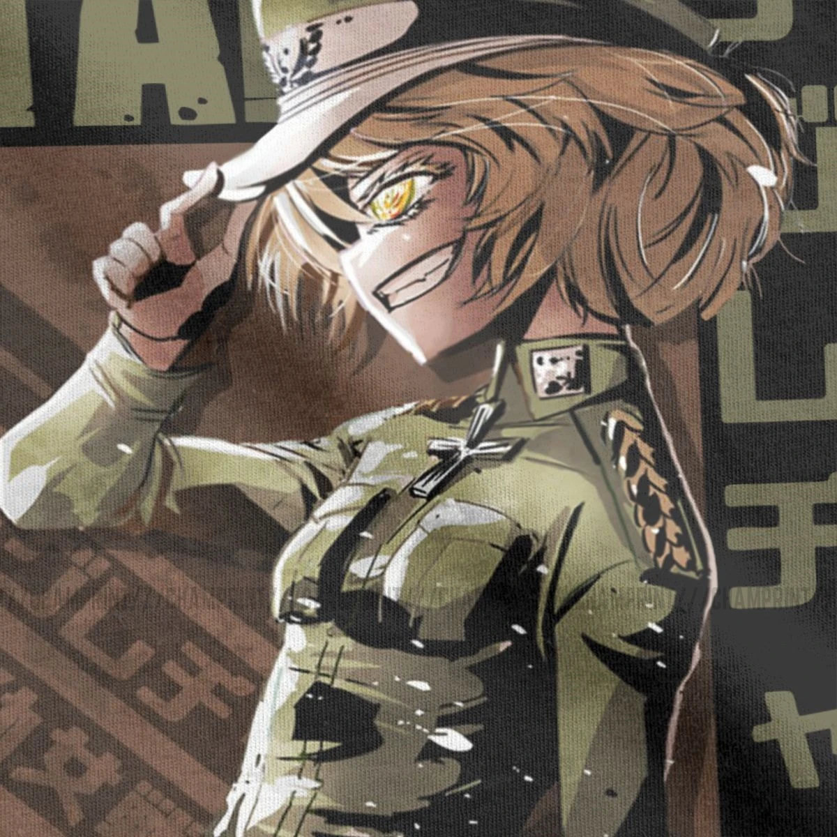 Мужская футболка Youjo Senki Tanya, Уникальные футболки из хлопка, футболки с коротким рукавом из аниме Von Empire War Evil, топы с круглым воротником