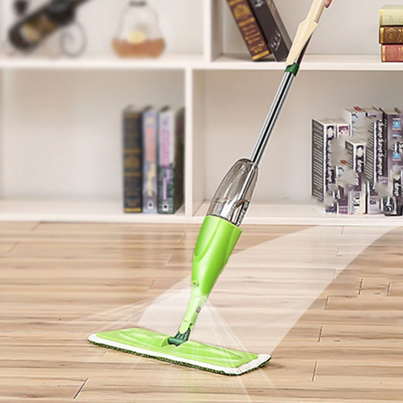 

Magic Spray Mop Wooden Floor with Reusable Microfiber Pads 360 Degree Handle Home Windows Kitchen Mop Sweeper Broom Clean Tools